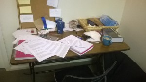 My desk - May 2014